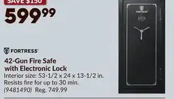 Princess Auto FORTRESS 42-Gun Fire Safe with Electronic Lock offer
