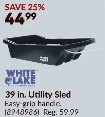 Princess Auto 39 in. Utility Sled offer