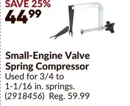 Princess Auto Small-Engine Valve Spring Compressor offer