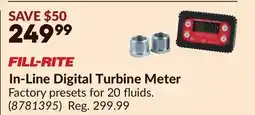 Princess Auto FILL-RITE In-Line Digital Turbine Meter offer