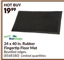 Princess Auto 24 x 40 in. Rubber Fingertip Floor Mat offer