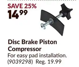Princess Auto LISLE Disc Brake Piston Compressor offer