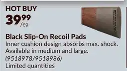 Princess Auto Black Slip-On Recoil Pads offer