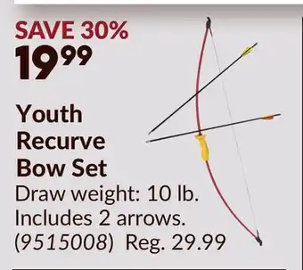 Princess Auto Youth Recurve Bow Set offer
