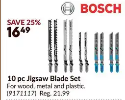 Princess Auto 10 pc Jigsaw Blade Set offer