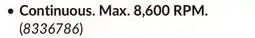 Princess Auto PRO•POINT 7 in. Diamond Cutting Blades Continuous. Max. 8,600 RPM offer