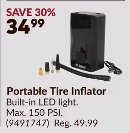 Princess Auto Portable Tire Inflator offer