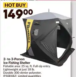 Princess Auto 2- to 3-Person Ice Fishing Shelter offer