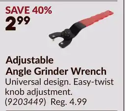 Princess Auto Adjustable Angle Grinder Wrench offer