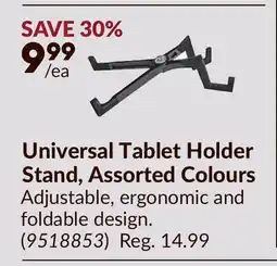 Princess Auto Universal Tablet Holder Stand, Assorted Colours offer