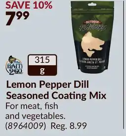 Princess Auto BAIT2GO Lemon Pepper Dill Seasoned Coating Mix offer