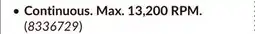 Princess Auto 4-1/2 in. Diamond Cutting Blades Continuous. Max. 13,200 RPM offer