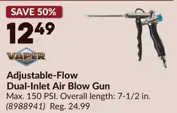 Princess Auto Adjustable-Flow Dual-Inlet Air Blow Gun offer