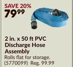Princess Auto 2 in. x 50 ftPVC Discharge Hose Assembly offer