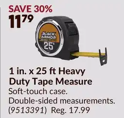 Princess Auto 1 in. x 25 ftHeavy Duty Tape Measure offer