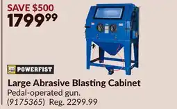 Princess Auto Large Abrasive Blasting Cabinet offer