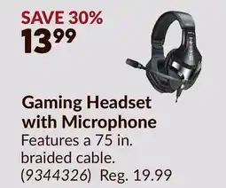 Princess Auto Gaming Headset with Microphone offer