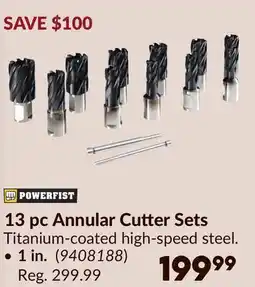 Princess Auto 13 pc Annular Cutter Sets, 1 in offer