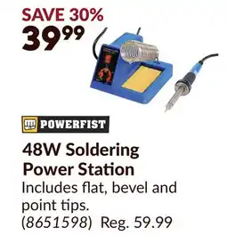 Princess Auto 48W Soldering Power Station offer