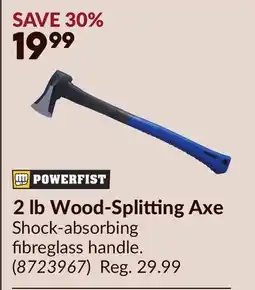 Princess Auto POWERFIST 2 lb Wood-Splitting Axe offer