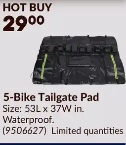 Princess Auto 5-Bike Tailgate Pad offer