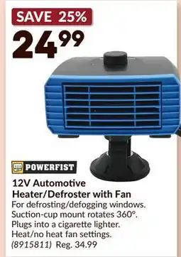 Princess Auto 12V Automotive Heater/Defroster with Fan offer