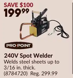 Princess Auto 240V Spot Welder offer