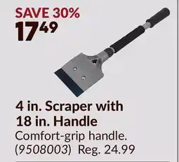 Princess Auto 4 in. Scraper with 18 in. Handle offer