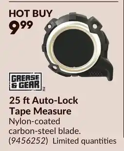 Princess Auto 25 ftAuto-Lock Tape Measure offer