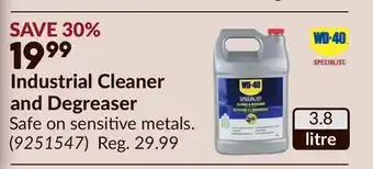 Princess Auto Industrial Cleaner and Degreaser offer