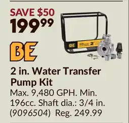 Princess Auto 2 in. Water Transfer Pump Kit offer