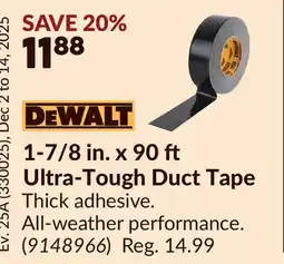Princess Auto 1-7/8 in. x 90 Ultra-Tough Duct Tape offer