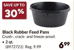 Princess Auto 2 qt. Re Black Rubber Feed Pans offer