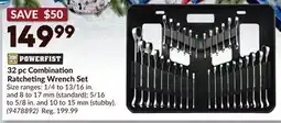 Princess Auto 32 pc Combination Ratcheting Wrench Set offer