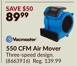 Princess Auto 550 CFM Air Mover offer