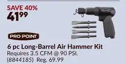 Princess Auto 6 pc Long-Barrel Air Hammer Kit offer
