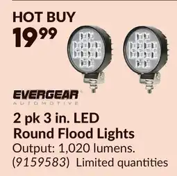 Princess Auto 2 pk 3 in. LED Round Flood Lights offer