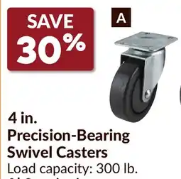 Princess Auto CASTEX 4 in. Precision-Bearing Swivel Casters offer
