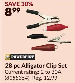 Princess Auto 28 pc Alligator Clip Set offer