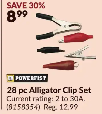 Princess Auto 28 pc Alligator Clip Set offer
