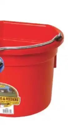 Princess Auto Red 8 qt. Flat-Back Plastic Buckets offer