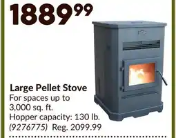 Princess Auto Large Pellet Stove offer