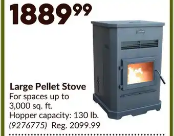 Princess Auto Large Pellet Stove offer