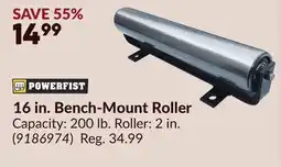 Princess Auto POWERFIST 16 in. Bench-Mount Roller offer