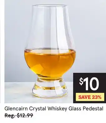 Kitchen Stuff Plus Glencairn Crystal Whiskey Glass Pedestal offer
