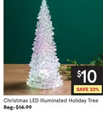 Kitchen Stuff Plus Christmas LED Illuminated Holiday Tree offer