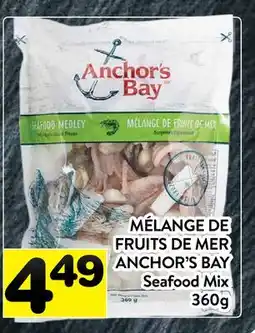 Supermarché PA MÉLANGE DE FRUITS DE MER ANCHOR'S BAY | Seafood Mix offer