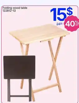 Rossy Folding wood table offer