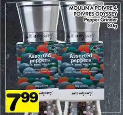 Supermarché PA MOULIN À POIVRE 4 POIVRES ODYSSEY | Pepper Grinder offer