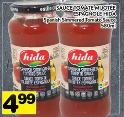 Supermarché PA SAUCE TOMATE MIJOTÉE ESPAGNOLE HIDA | Spanish Simmered Tomato Sauce offer